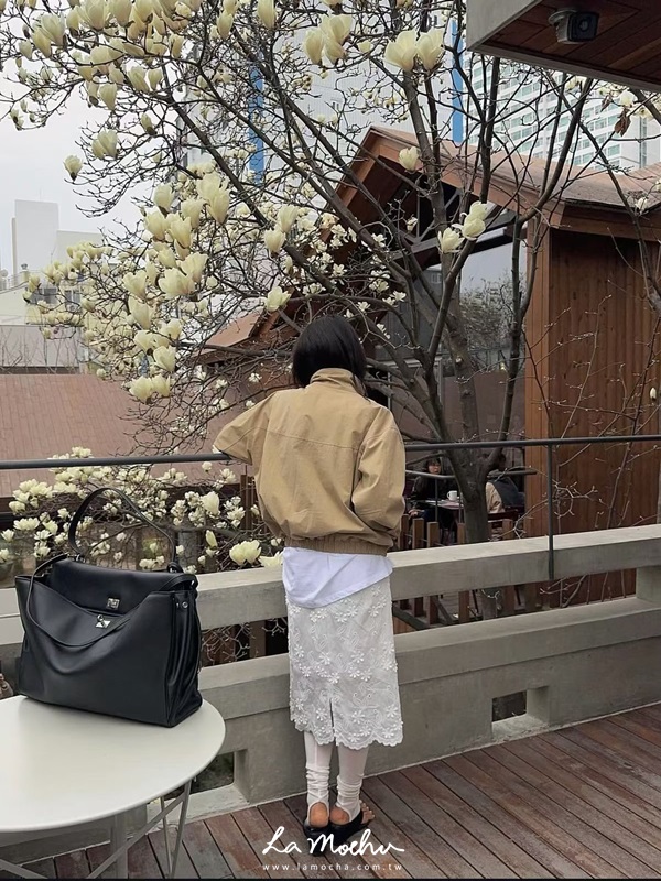 雙扣立領風衣外套